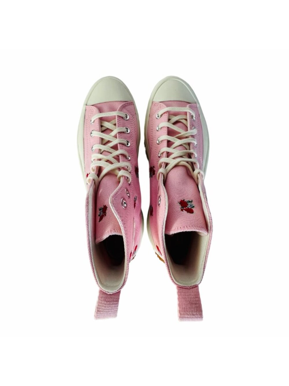 ✨Converse Run Star Hike Platform Hi Sz 9.5 Men Shoes Sneakers Pink Roses A05192C - Picture 5 of 11